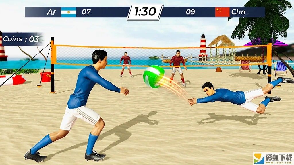 沙滩排球大作战手机游戏v1.3.4破解版下载