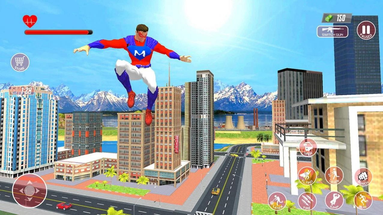 超级英雄城市飞翔