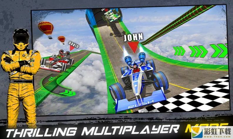 超级英雄汽车大赛3D极速飙车2022v2.0下载