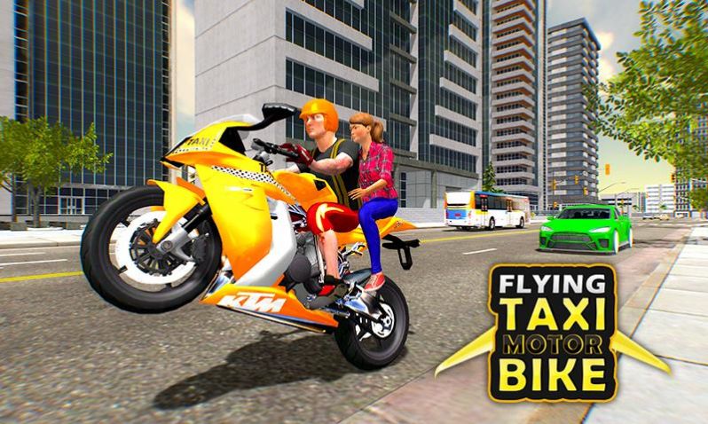 飞行摩托车出租车驾驶游戏安卓最新版图片1
