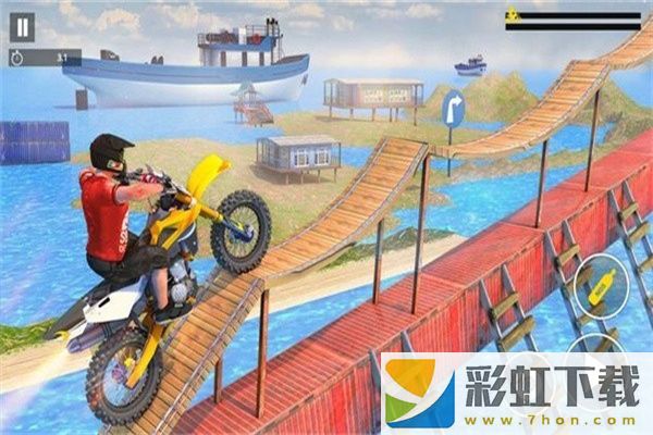 无畏特技摩托车手(Stunt Bike Racing Game Interesting Games)