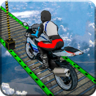 摩托车空中赛道(Impossible Bike Stunt Game)